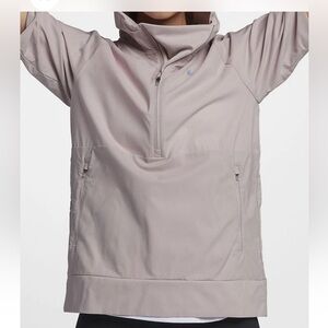 NIKE Flex Light purple Half-Zip Windbreaker Top